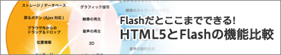 Flashだとここまでできる! HTML5とFlashの機能比較